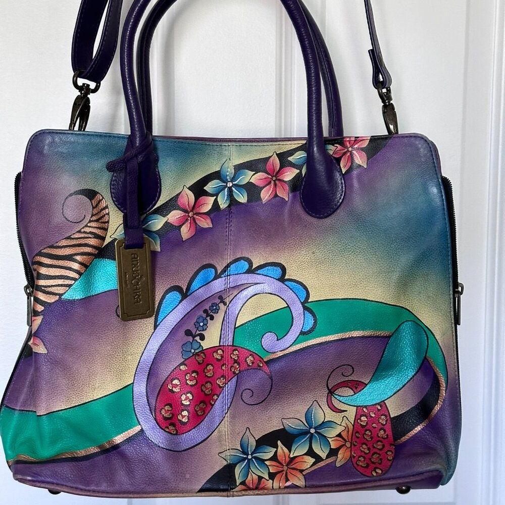 Anuschka leather bag (#9)